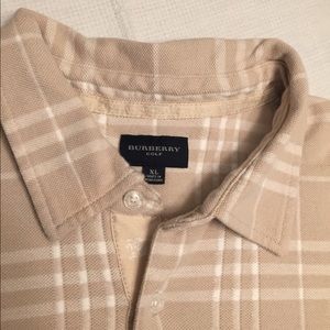 Burberry men’s golf shirt XL